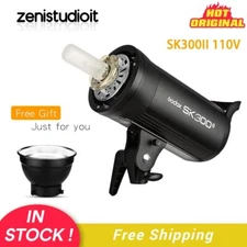 US Godox SK300II 300Ws 110V 2.4G Studio Flash Strobe Light For Creative Shooting