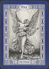 Playing Cards Single Card Old Antique Wide  * WW1 ANGEL of PEACE * Partridge Art