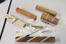 Wood pen making kits Selling As A Lot Blanks Slimline Pen Kit Clips