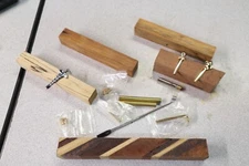 Wood pen making kits Selling As A Lot Blanks Slimline Pen Kit Clips
