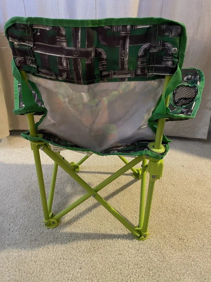 Teenage Mutant Ninja Turtles - Silla TMNT plegable para patio césped puerta trasera niño Foto 3 de 4
