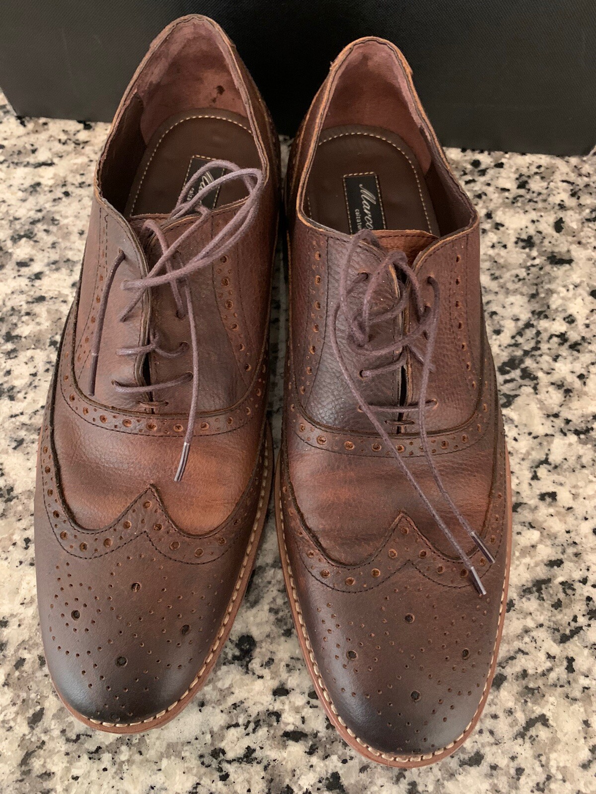 SAOLA Marco Vittorio taglia 9 5 marrone nuovo senza etichette fuori scatola