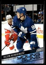 2020-21 Upper Deck young guns Egor Korshkov Rookie Toronto Maple Leafs #219