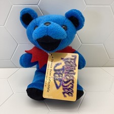 1997 Grateful Dead Steven Smith Beanie Bear TN Jed Blue Red Plush Boston Garden