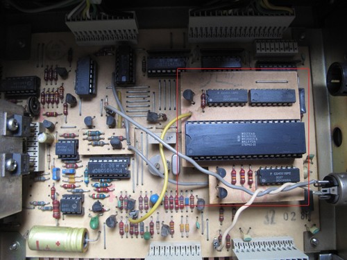 REVOX B710 microprocessor original MOSTEK MK3870/20