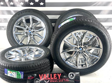 19" OEM RIMS TIRES BMW X5 X6M 112MM 255 55 19 MS TIRES GENUINE STAMPED BMW