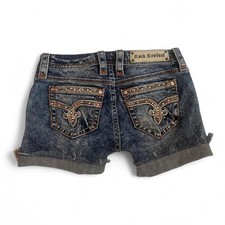 Rockrevival Women's Blue and Navy Shorts
