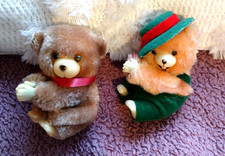 Vintage Teddy Bear Curtain Clips Clipper Pinchers Huggers Toys Retro