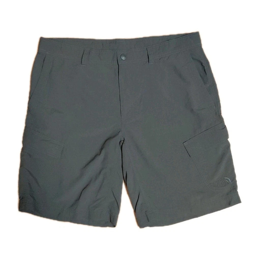 THE NORTH FACE Men’s Nylon Cargo Shorts 36x10 Gray Outdoors Hiking