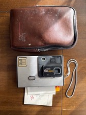 Vintage 1980s Silver Eastman Kodak Disc 4000 Film Camera With Strap and a Case