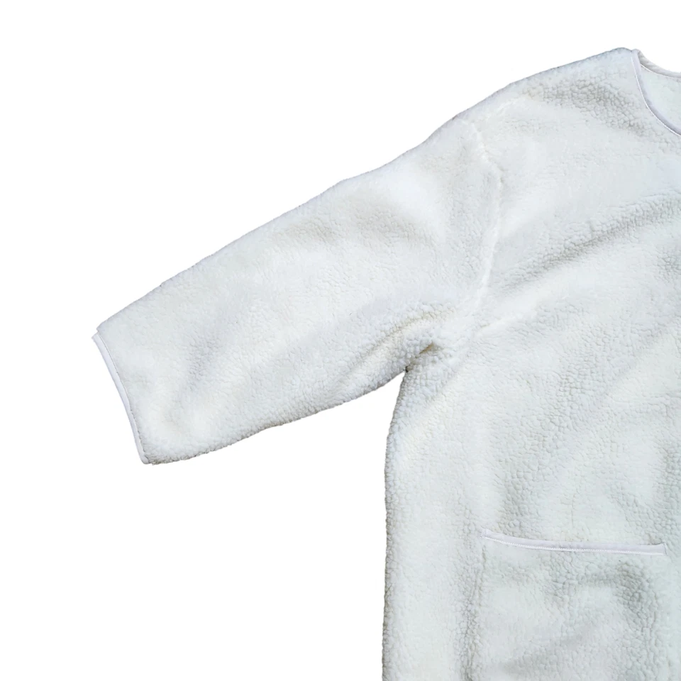 AVA & VIV флисовое пальто 4X Женские шерпы Тяжелые минималистичные передние карманы на пуговицах ежедневно - Изображение 2 из 4