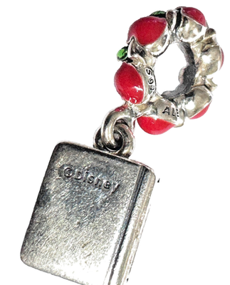 Pandora RARE!! Disney Snow White 7 Dwarfs Book Enamel Charm