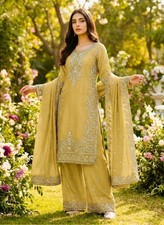 3 Piece Dress Pakistani Salwar Kameez Ready To Wear Suit Wedding Party Bollywood