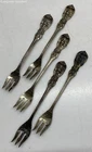 (G) Reed & Barton Francis I Sterling Silver 5.5 Inches Appetizer Forks 105 Grams