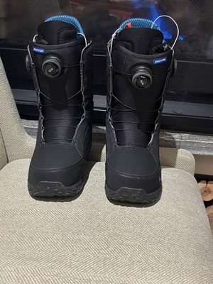 Burton Men s Snowboard Boots Black Blue BOA Lacing Vibram Sole