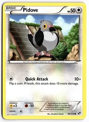 Pidove 84/114 Black & White Common