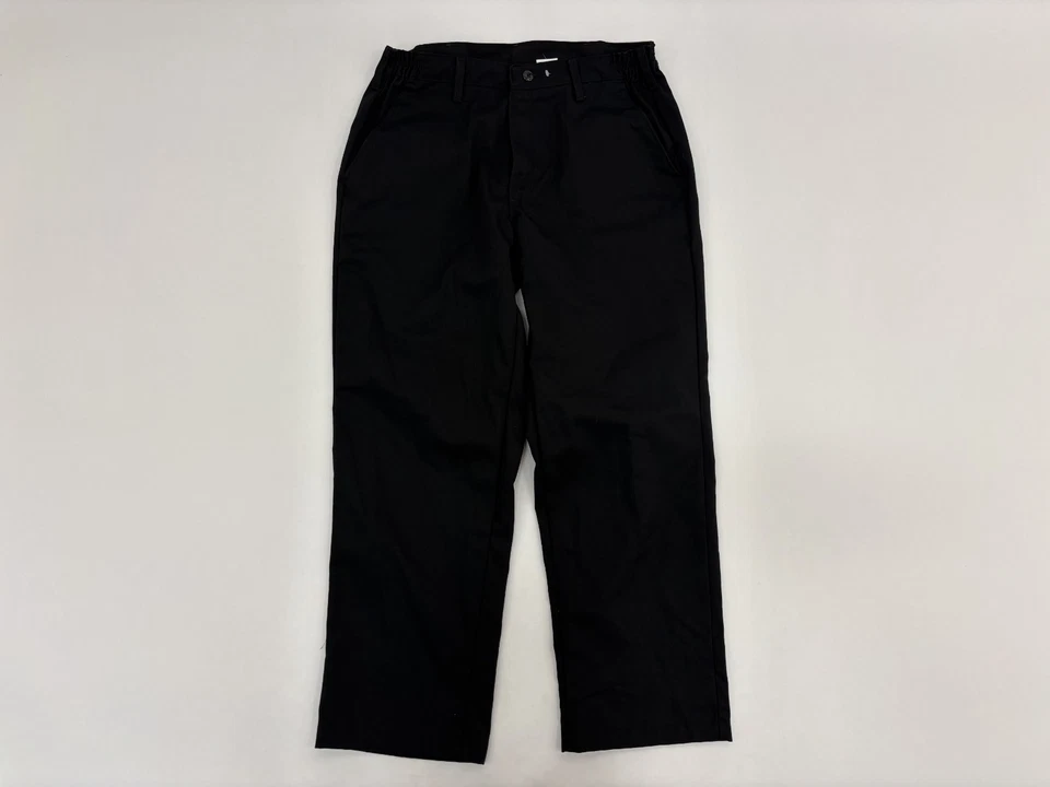 Pantalones de trabajo Red Kap inserción elástica para hombre negros pierna recta tiro medio talla 36x30 nuevos con etiquetas Foto 3 de 4