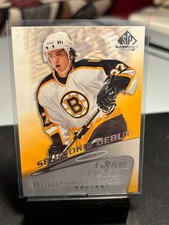 2003-04 SP Game Used Edition Debut /600 Patrice Bergeron Tier 1 #52 Rookie RC