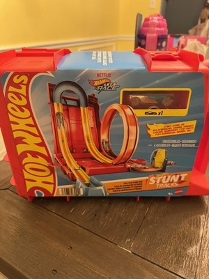 HOT WHEELS Stunt Track Builder Fuel Can Box Toy Car Playset by Mattel-NEW