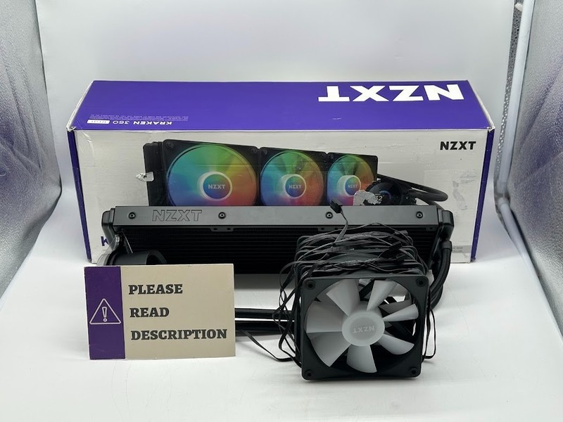 NZXT Kraken 360 RGB - 360mm AIO CPU Liquid Cooler - READ
