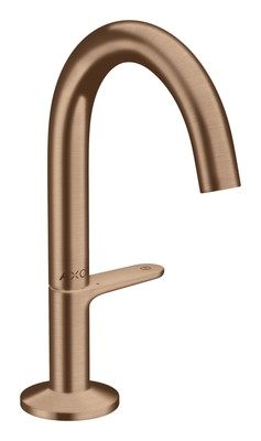 Axor One Waschtischmischer Select 140 mit Push-Open Ablaufgarnitur Ausladung...