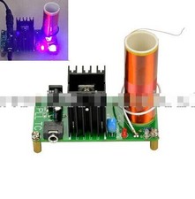 15W Mini Tesla Coil Plasma Speaker Set Field Music Project Parts DIY 15-24V/2A