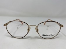 Sophia Loren M77 088 50-18-140 Demi Brown/Gold Full Rim Eyeglasses Frame X138