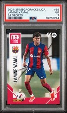 2024 PANINI MEGACRACKS MGK LALIGA EA SPORTS #89 LAMINE YAMAL PSA 7