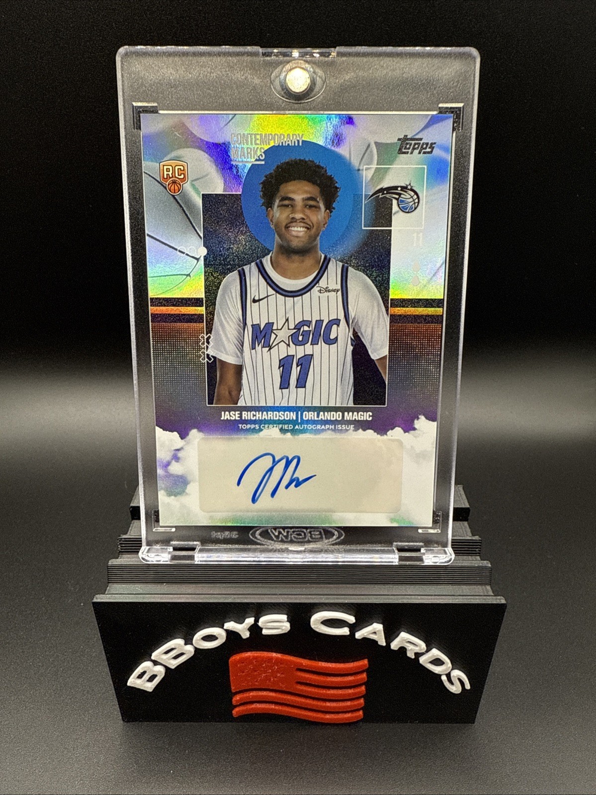 2025 Topps Contemporary Marks Rainbow Foilboard Jase Richardson #CM-JR RC Auto