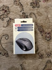 Image of Logik Wireless Computer Mouse laser optical scroll USB 2.4 Ghz laptop L3BWLM23