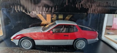 Porsche 924 Turbo in silber/rot KK-Scale im Maßstab 1:18 OVP NEU
