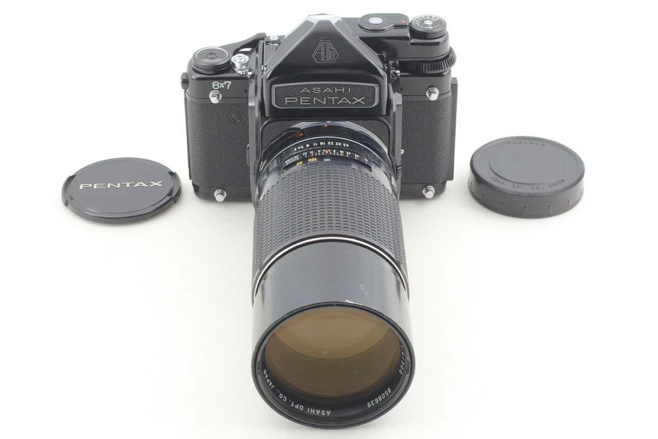 [Casi Como Nueva] Lente PENTAX 6x7 67 Nivel de Ojos MUP SMC T 300mm f4 JAPÓN Foto 3 de 4