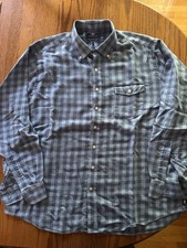 Men's Vineyard Vines Slim Fit Crosby Shirt, XXL, Blue Check