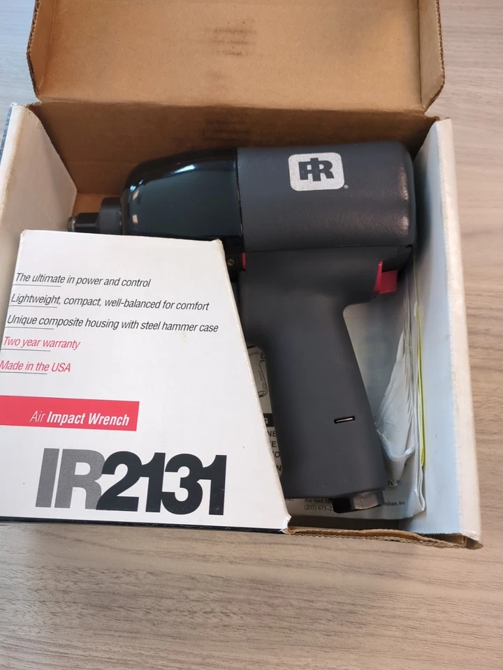 IR Ingersoll Rand IR2131 1/2" Accionamiento Neumático Llave de Impacto de Aire Pistola Herramienta EE. UU. NUEVO Foto 3 de 4