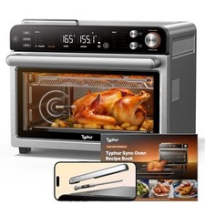 Sync Oven with Smart Wireless Meat Thermometer Probe, 12  in  1 Stainless Steel