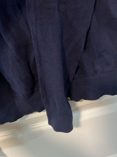 Lilly Pulitzer Classic Navy Knit Button Down Cardigan Sweater Sz S Excellent - Picture 9 of 18