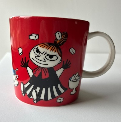 Moomin Mug by Arabia  Little My  RARE Red Collector Mug Girl Orange Hair