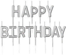 Candeline Con Buon Compleanno,Particolari Candele Di Compleanno Con "Happy Birth