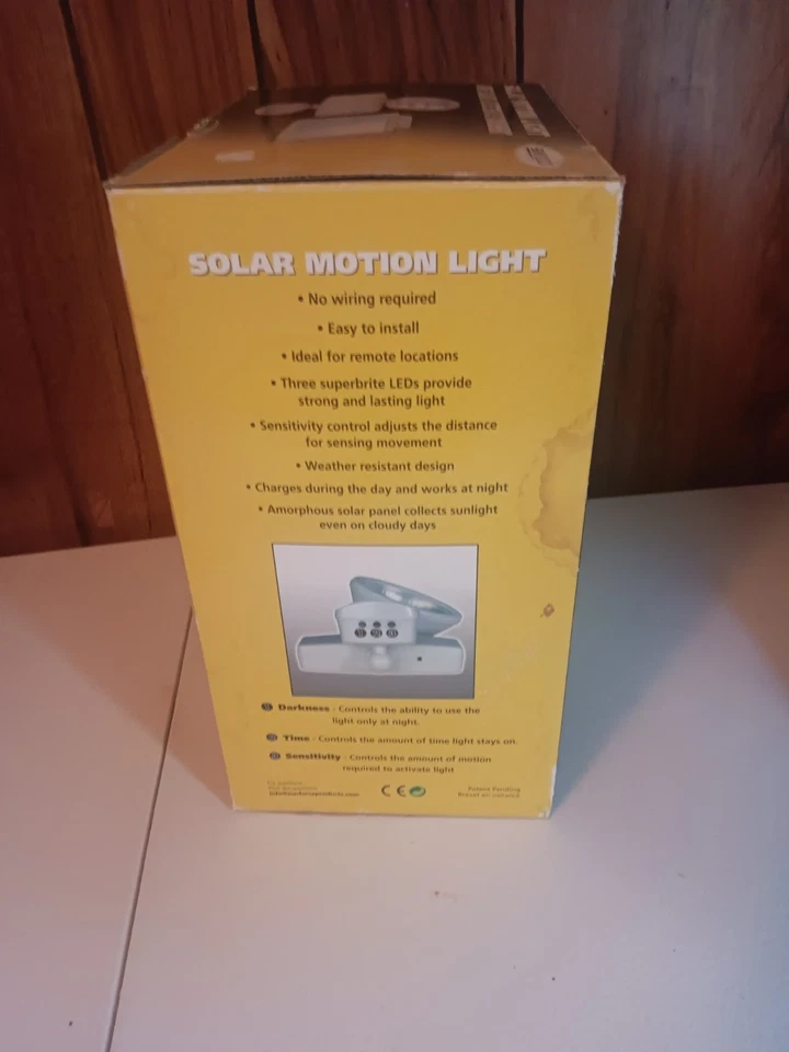 Luz de seguridad activada por movimiento solar Sunforce Foto 3 de 3
