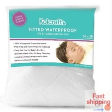 Kolcraft Waterproof Crib and Toddler Mattress Pad