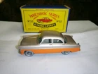 Matchbox Series No 33 Lesney Ford Zodiac, rare colour combo, Boxed, Original
