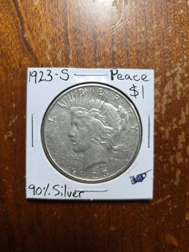 1923-S Peace Dollar in XF Condition