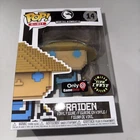 Funko Pop 8-Bit 14 Chase GID Glow Dark Raiden Gamestop Exclusive Limited Chase