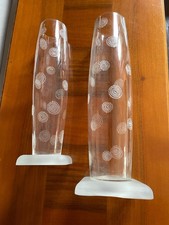 COPPIA DI VASI IN VETRO VINTAGE