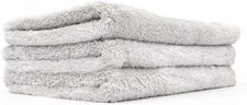The Rag Company - Eagle Edgeless 500 (3-Pack) 16in x 24in, Ice Grey 