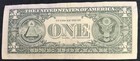 2013 San Francisco $1 Bill Stuck Digit 86 Gas Pump Error Note — photo 2