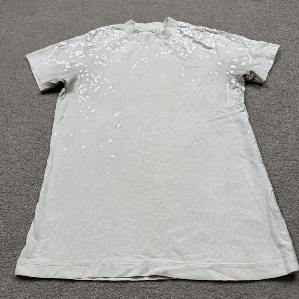 Camisa para mujer H&M x Maison Margiela talla XS blanca manga corta cuello redondo rara Foto 2 de 4