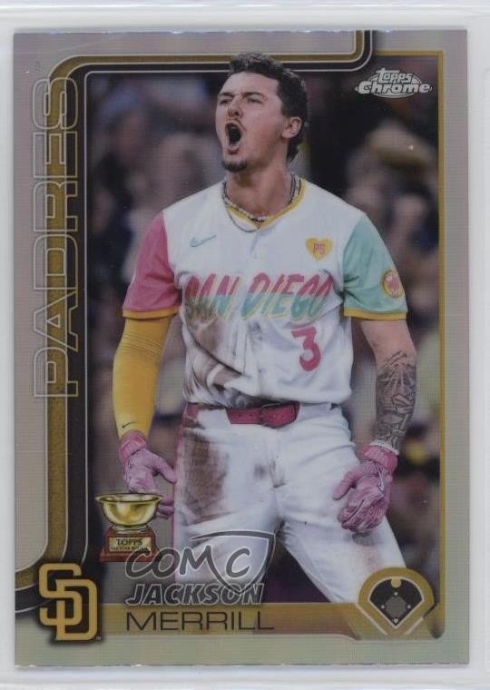2025 Topps Chrome Refractor Jackson Merrill #61 16wc