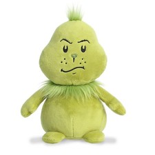 Aurora Whimsical Dr. Seuss Pop Art Grinch Stuffed Animal - Magical Green