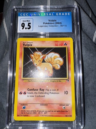 Vulpix graded CGC 9.5 for sale on eBay